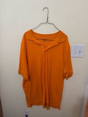 croft & barrow Men's Bright Orange Polo